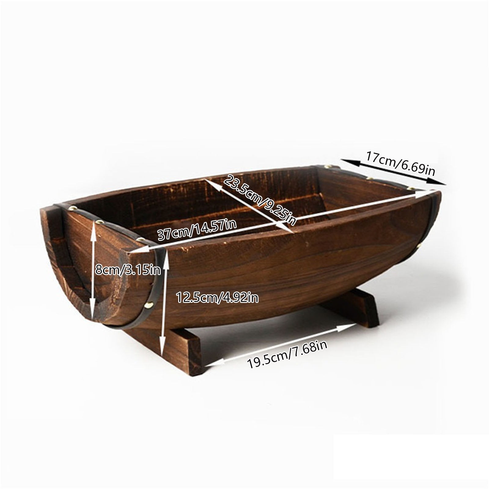 Wooden Half Barrel Planter Decorative Flower Pot for Use for Weddings Gardening and Home Decor