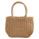 thumbnail image 1 of Bolsos de paja para mujer, bolso Hobo pequeño de paja tejido a mano, asa redonda, anillo, Tote Retro, 1 of 8