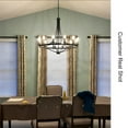 thumbnail image 3 of ACROMA Fidenza 12-light Modern Farmhouse Empire Wagon Wheel Chandelier with UL - D40'' * H135'' Aged Zinc & Satin Brass Satin, Matte, 3 of 5