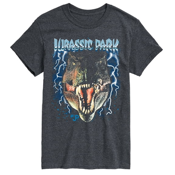 Jurassic Park - Lightning T-Rex - Men's Short Sleeve Graphic T-Shirt
