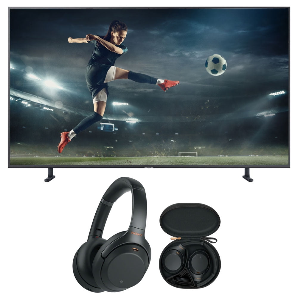 Samsung UN65RU8000 65" LED Smart 4K UHD TV (2019) with Sony WH1000XM3/B