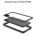 thumbnail image 3 of Dteck Full Body 360 Protective Waterproof Case For iPhone XS Max (6.5 inch),Shockproof Dirtproof Sandproof IP68 With Build in Screen Protector Phone Cover, Black, 3 of 8
