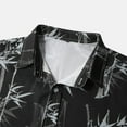 thumbnail image 4 of Birdeem Chemise Décontractée pour Hommes à Imprimé Hawaïen Col Rabattu Manches Courtes Fermeture à Boutons, 4 of 9
