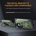 thumbnail image 3 of ELEHOLD for Samsung Galaxy S23 Ultra Case, Compatible with Mag safe Accessories, Strong Magnetic Military-Grade Drop Protection Invisible Kickstand Shockproof Protective Phone Case,Armygreen, 3 of 7