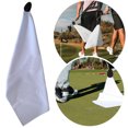 thumbnail image 4 of Toalla Golf Magnética Hugtrwg 24x16 Pulgadas limpiador pelotas golf blanco, 4 of 9