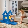 thumbnail image 5 of 15 piezas modular niños jugar sofá, Niños sofá sofá para niños, Niños sofás fuerte kit de construcción para muebles de sala de juegos, Niños jugar sofás, Sofá convertible para niños y niñas, 5 of 5