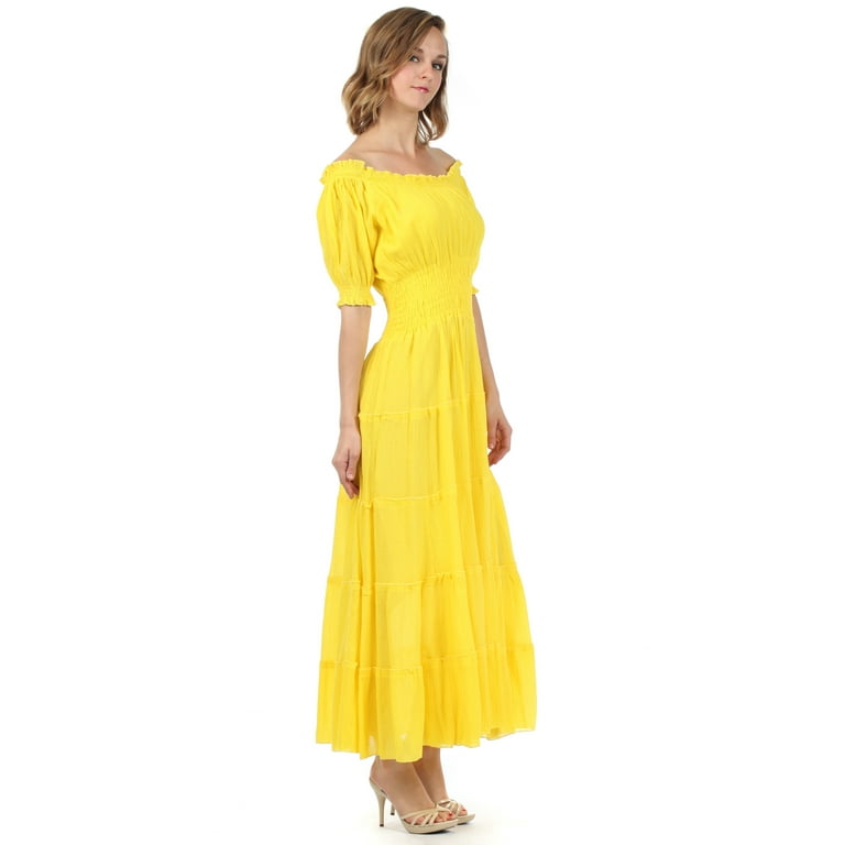 Warehouse dress yellow top
