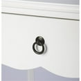 thumbnail image 2 of Beaumont Lane Metropolitan Living Glossy  Nightstand in White, 2 of 7