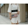 thumbnail image 3 of MKF Alisson Vegan Leather Crossbody Shoulder Bag Multi-Functional Patriotic Design, 3 of 9
