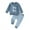 Blue, variant on BemeyourBBs Big Brother Little Brother Big Sister Little Sister Matching Outfits Long Sleeve Sweatshirt/Romper Pants Fall Clothes