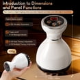thumbnail image 5 of Wrongduck Body Massage Tool with Heat Vibration and Red Light, Cordless Body Sculpting Massager for Legs Arms Waist and Abdomen Appearance Care, 5 of 7