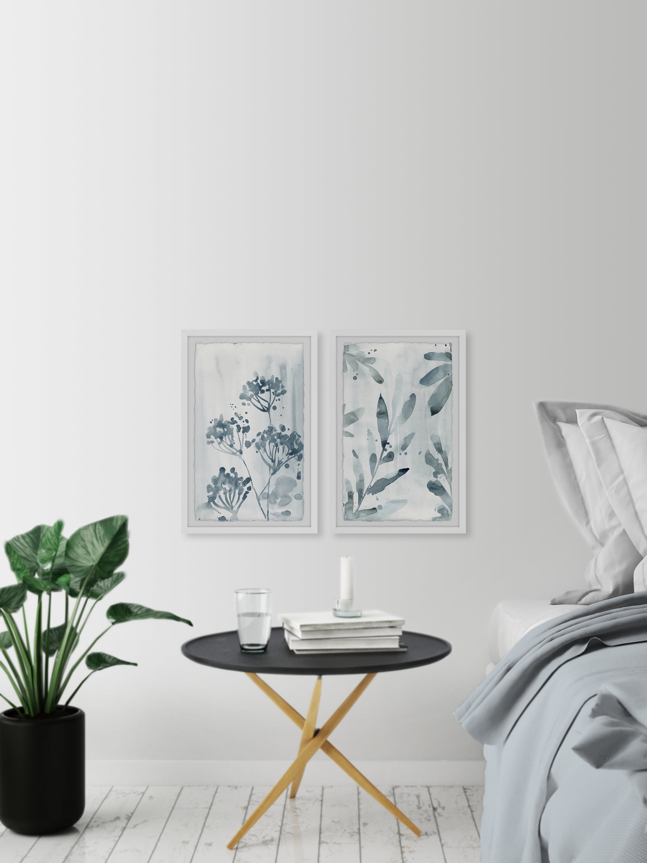 Parvez Taj Mystery Blooms Diptych