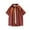 01 Red, variant on Awdenio Mens T-shirt Lapel Short Sleeved Plaid Top Shirt Lapel Top/shirt Comfortable, Breathable, for Daily Casual Wear