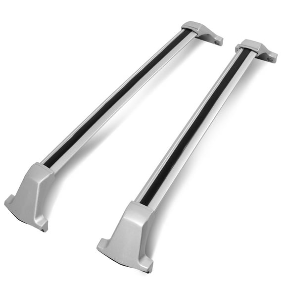 DNA Motoring ROOFR-W-008 For 2017 to 2019 Cadillac XT5 Pair Factory Style Roof Top Rack Rail Aluminum Cross Bar Cargo Baggage Carrier Holder 18