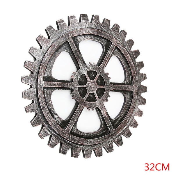 Steampunk Gear Decoración de estilo industrial Tablero de madera de alta densidad Casa Bar Club Adorno de pared Jumpingount JJ19179-04
