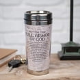 thumbnail image 2 of 7" Silver and Beige "PUT ON THE FULL ARMOR OF GOD" Printed 16 oz Travel Mug, 2 of 4