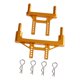 thumbnail image 4 of 1:16 RC Car Front Rear Shell Columns Chasis Componentes Repuestos Metal Alto Oro, 4 of 9