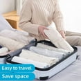 thumbnail image 4 of Reusable Travel Clothes Air Vacuum Bags Roll Up Compression Storage Bags For Suitcases Tops Pants Portable Foldable Storage Bags, 4 of 9