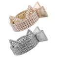 thumbnail image 4 of pinzas pequeñas para el pelo con diamantes de imitación para mujer, elegantes accesorios para el pelo con forma de garra para todo tipo de peinados, bonitas orejas de gato, 4 of 8