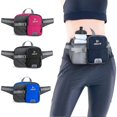 thumbnail image 2 of Riñonera deportiva para exteriores con portabotellas, ideal para senderismo, ciclismo y running, para mujer., 2 of 5