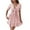 Pink, variant on Bigersell Sexy Dresses for Women Nightt Women's Fashion Lacing Ruffles Solid Color Short Sleeve V Neck Printed Dress Midi Dress Women's Plus Sheath Dresses, Style 8626, Pink L