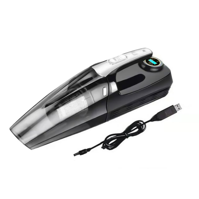 EGNMCR Vacuum Cleaners for Home, Vacuum Cleaner Car Vacuum Handheld Cleaner,Tire Inflator For Car,12V Auto Shut Off Compressor With Led Light,4 In 1 Portable Vacuum Cleaner With Pump Vacuum clean