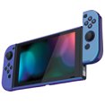 thumbnail image 4 of PlayVital Upgraded Glossy Dockable Case Grip Cover for Nintendo Switch, Ergonomic Protective Case for Nintendo Switch, Separable Protector Hard Shell for Joycon - Chameleon Purple Blue, 4 of 8
