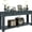 Navy, variant on Solid Wood Console Table,Long Sofa Table Entryway Table with 4 Drawers and Bottom Shelf for Hallway Living Room Couch Table,Easy Assembled