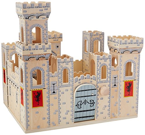 melissa and doug wooden castle blocks