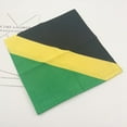 thumbnail image 4 of Hip Hop Cotton Multi-Purpose Bandana Square Scarf Jamaica Flag Headband Wrap, 4 of 7