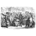 thumbnail image 2 of Christmas Party 1853. Nchristmas Party At The Goose Club. Wood Engraving English 1853. Poster Print by, 2 of 2