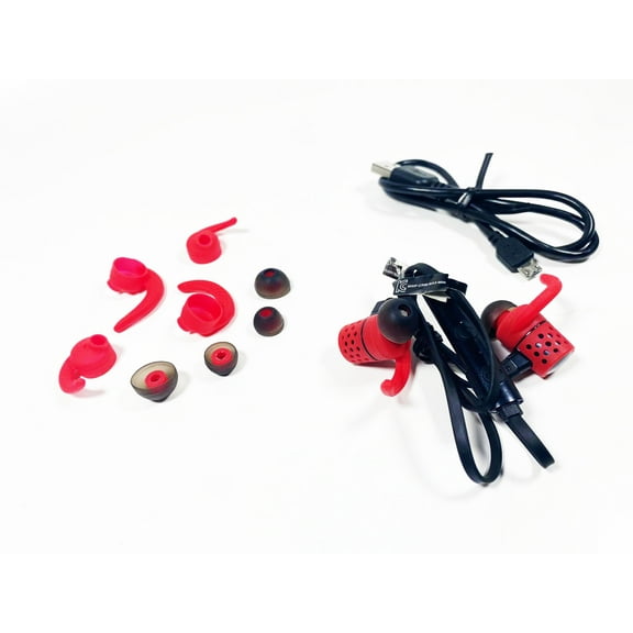 BlueAnt PUMP MINI In-Ear Wireless Headphones, Red