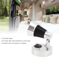thumbnail image 3 of Lámpara de cabecera LED para vehículos recreativos CC de 12 a 24 V ahorro de energía luz de lectura plateada de 3 W 3 cuentas de luz LED luz blanca cálida para barcos ANGGREK Otros, 3 of 8