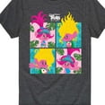 thumbnail image 3 of Trolls - Band Together - Poppy Viva Grid - Toddler and Youth Short Sleeve Graphic T-Shirt, 3 of 5