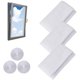 thumbnail image 1 of Juego de 3 mosquiteras para ventana con 3 rollos de cinta (1,3 m x 1,5 m), 1 of 2