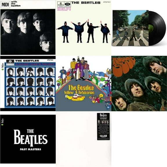 With The Beatles & Help & Abbey Road Anniversary & Hard Day's Night & Yellow Submarine & Rubber Soul & Past Masters 1 & 2 & Beatles (The White Album) (2 LP)