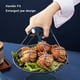 thumbnail image 4 of Bewildely 2x Pinzas Anti-Calor Pinzas De Cocina Científicas Para Un Manejo Fácil Y Seguro Abrazadera De Clip Anti-Calor Cocina y Comedor azul, 4 of 6