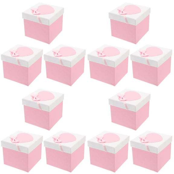 4 PCS Large Boxes for Goodie Gift with Lid Party Favor Bride