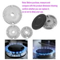 thumbnail image 3 of Yammee 4Pcs Gas Stove Burners Cover Universals Burners Crown Flame Cap Oven Cooker Hob, 3 of 11