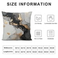thumbnail image 5 of Nawypu Black and Gold Marble Throw Pillow Covers  Decorative Black Grey Abstract Pillow Cases Cushion Covers for Sofa Couch Car Bedroom Home Decor, 5 of 5