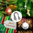thumbnail image 5 of Christmas Ornaments Hanger String 100Pcs Silver+100Pcs Gold Ribbon Ornament Hook Ropes  Ornament Hanging Decorations, 5 of 5