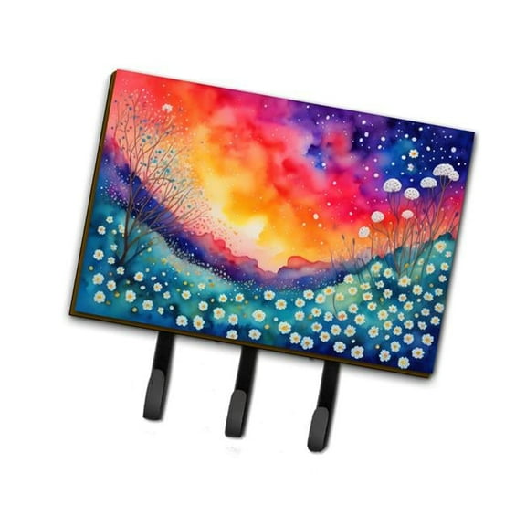 Gypsophila in Color Leash or Key Holder 6 in x 9 in