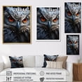 thumbnail image 4 of Designart "Wisdom In The Eyes Of Owls III" Animals Owl Canvas Art Print, 4 of 7