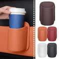 thumbnail image 3 of Leather Car Cup Leather Automotive Drink Rack Sto Auto Universal Q7F3 Car Accessories Cup, 3 of 9