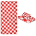 thumbnail image 7 of SKYSONIC 3 Pack Towel Red Gingham Cotton Bath Towel Set (1 Bath Towel, 1 Hand Towel, 1 Washcloth) for Bathroom, Super Soft and Quick Dry Towels, 7 of 7