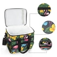 thumbnail image 6 of FORMRS Insulated Cooler Bag 24 Cans Capacity Soft Leakproof Lunch Box with Side Pockets, Flamingo Floral Pattern, 6 of 7