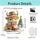 thumbnail image 3 of Figura decorativa de vaca acrílica | Estatua decorativa de escritorio adorable | Adorno de animales kawaii para el hogar, ideal para la sala de estar, el estudio o la oficina, 3 of 4