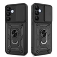 thumbnail image 6 of Venoro Case with Screen Protector for Samsung Galaxy A55 5G Slide Camera Lens Protection Phone Cover with Stand, Black, 6 of 16