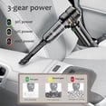 thumbnail image 4 of Aspiradora de Coche Portátil de Alta Potencia, de Mano, con Motor Sin Escobillas, Máquina de Limpieza, Plumero de Aire para Electrodomésticos, Color Negro, 4 of 8