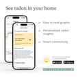 thumbnail image 4 of Detector de radón Airthings 325 Corentium Home 2 con Bluetooth, 4 of 4